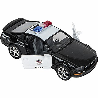 5" Die-cast 2006 Ford Mustang Gt Police Car