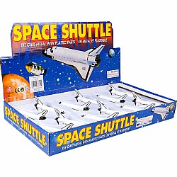 5" Die Cast Pull Back Space Shuttle