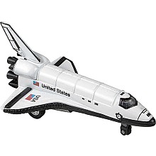 5" Die-cast Pull Back Space Shuttle