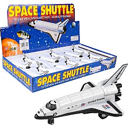 5" Die Cast Pull Back Space Shuttle