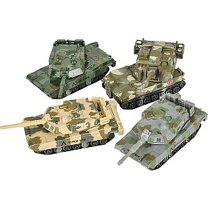 4.5" Die-cast Pull Back Tank
