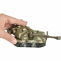4.5" Die-cast Pull Back Tank