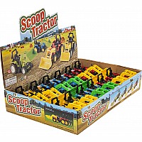 6" Die-cast Scoop Tractor