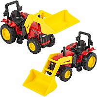 6" Die-cast Scoop Tractor