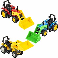 6" Die-cast Scoop Tractor