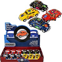 5" Diecast Pull Back VE Beetle Printing