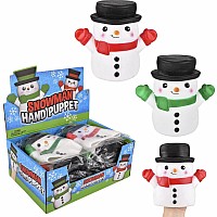 6" Snowman Stretchy Hand Puppet (assortment - sold individually)