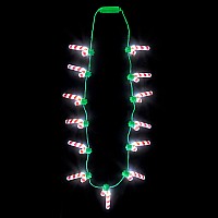 25" Light-up Candy Cane Necklace