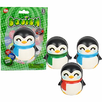 3.25" Squish Holiday Penguin