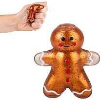 2.25" Squish Sticky Gingerbread Man