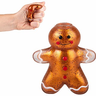 2.25" Squish Sticky Gingerbread Man