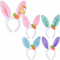 Plush Bunny Ears with Carrot