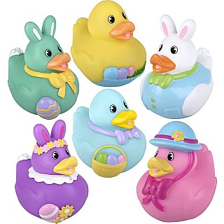 Easter Rubber Duckies 3.5" (assorted)