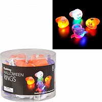 1.5" Halloween Light-Up Rings (24Pc/Un)