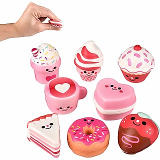 2" Valentine Fun Treats Micro Squish (assorted)