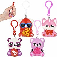 2.5" Valentine's Day Squish Clip (assortment - sold individually)