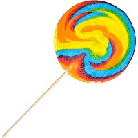 5" Jumbo Swirl Lollipop