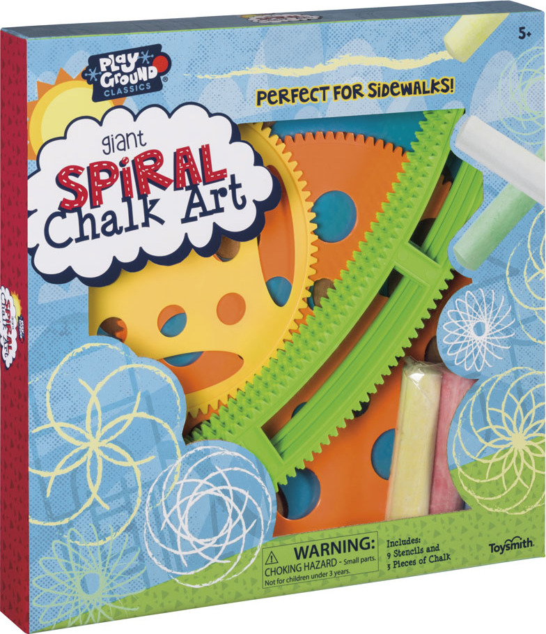 Sidewalk Chalk Spiral Art - Toysmith