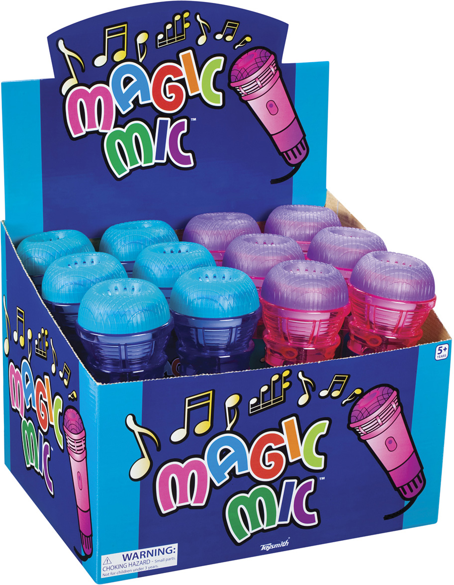 4 Pack Toysmith Original Magic Mic & Translucent Magic Mic Complete Gift Set Bundle with Bonus Mattys Toy Stop Storage Bag 