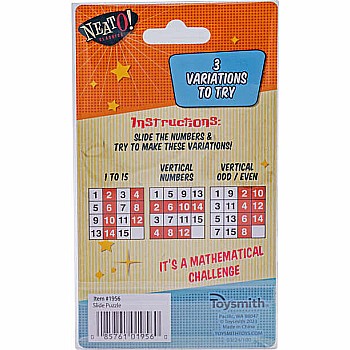 15 Number Slide Puzzle