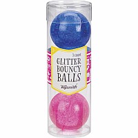 GLITTER BOUNCY BALLS 3 Pack