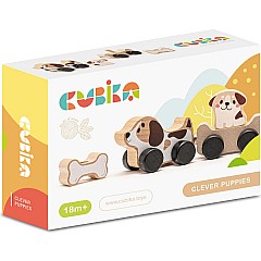 Cubika Wooden Clever Puppies Toy