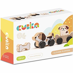 Cubika Wooden Clever Puppies Toy