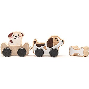 Cubika Wooden Clever Puppies Toy