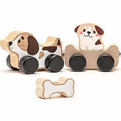 Cubika Wooden Clever Puppies Toy