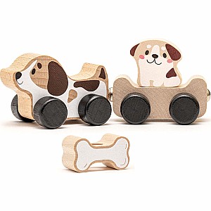 Cubika Wooden Clever Puppies Toy