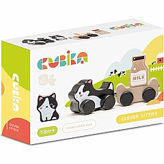 Cubika Wooden Clever Kitties Toy
