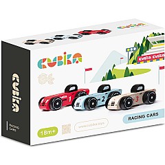 Cubika Wooden Racing Cars Set
