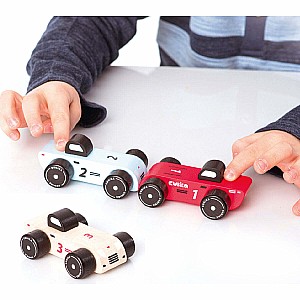 Cubika Wooden Racing Cars Set