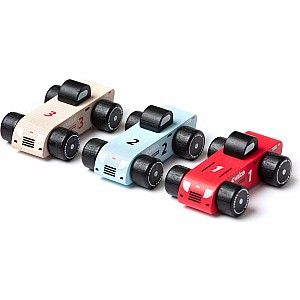 Cubika Wooden Racing Cars Set