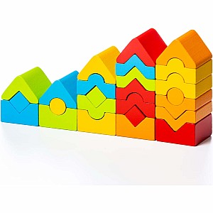 Cubika Woden Set of Towers