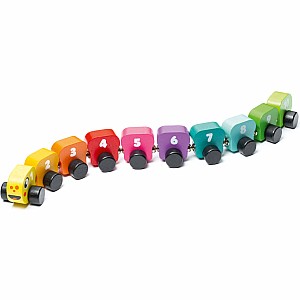 Cubika Wooden Rainbow Caterpillar