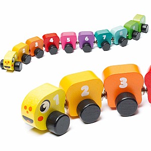 Cubika Wooden Rainbow Caterpillar