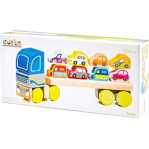 Cubika Wooden Truck & Cars