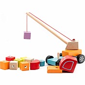 Cubika Wooden Crane Truck