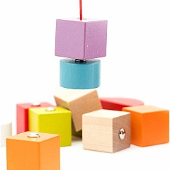 Cubika Wooden Crane Truck