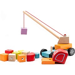 Cubika Wooden Crane Truck