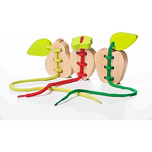 Cubika Wooden Lacing Fruit Set