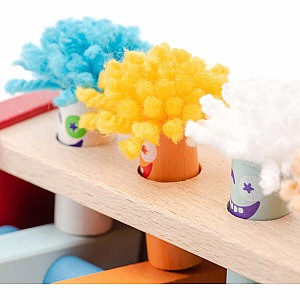Cubika Wooden Jumping Clowns