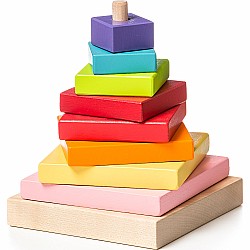Cubika Wooden Pyramid Stacker