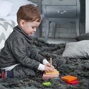 Cubika Wooden Pyramid Stacker