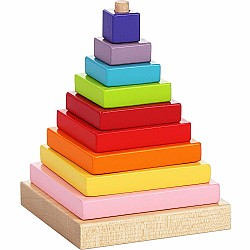 Cubika Wooden Pyramid Stacker