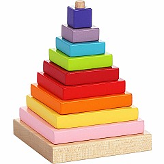 Cubika Wooden Pyramid Stacker
