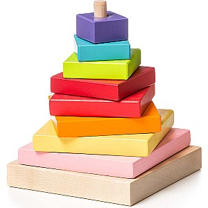 Cubika Wooden Pyramid Stacker