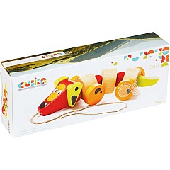 Cubika Wooden Walk Along Sausage Dog
