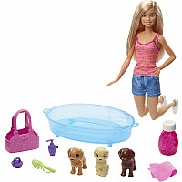 Barbie Puppy Bath Time